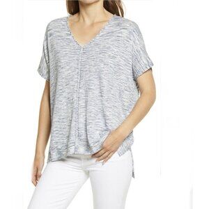 Caslon Popover popover Sweater Dolman Short Sleeves SMALL merle Poncho NEW
